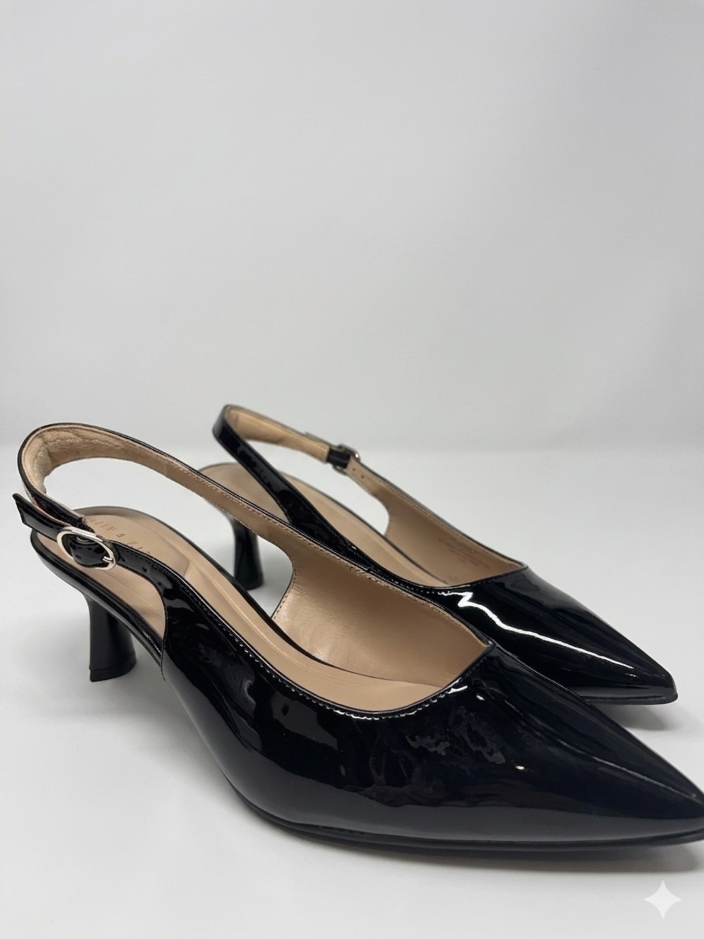 Kelly & Katie Jamet Wide Width Slingback Pumps cushioning and back protector